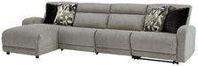 Colleyville Power Reclining Sectional with Chaise - Bargain Furniture (Detroit, MI)