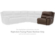 Dunleith 3-Piece Power Reclining Loveseat with Console - Bargain Furniture (Detroit, MI)