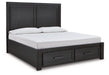 Foyland Panel Storage Bed - Bargain Furniture (Detroit, MI)
