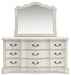 Arlendyne Dresser and Mirror - Bargain Furniture (Detroit, MI)