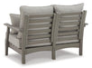 Visola Outdoor Loveseat Conversation Set - Bargain Furniture (Detroit, MI)