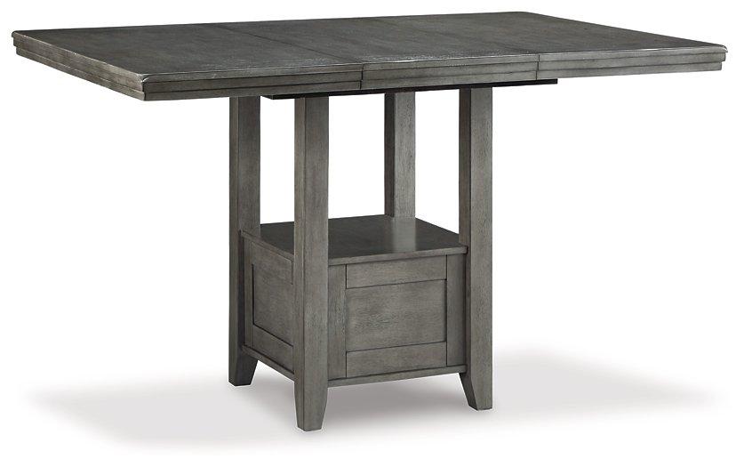 Hallanden Counter Height Dining Room Set - Bargain Furniture (Detroit, MI)