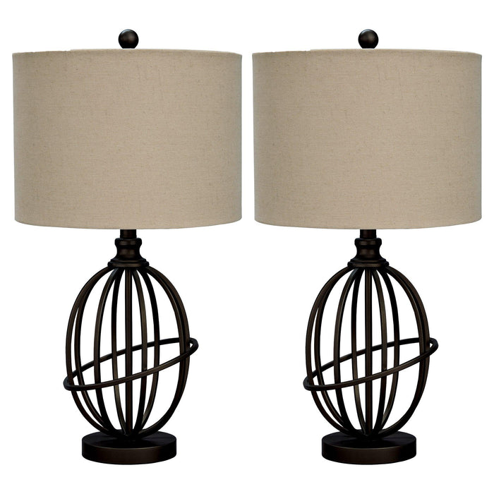 Manasa Lamp Set - Bargain Furniture (Detroit, MI)