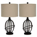 Manasa Lamp Set - Bargain Furniture (Detroit, MI)