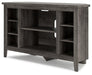 Arlenbry Corner TV Stand with Electric Fireplace - Bargain Furniture (Detroit, MI)