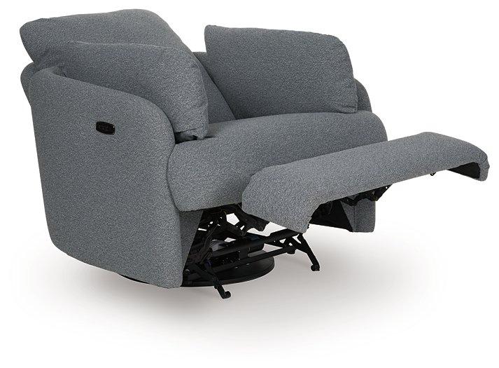 Alainmont Next-Gen Nuvella Swivel Power Recliner - Bargain Furniture (Detroit, MI)