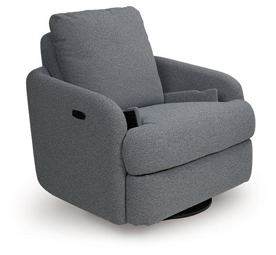 Alainmont Next-Gen Nuvella Swivel Power Recliner - Bargain Furniture (Detroit, MI)