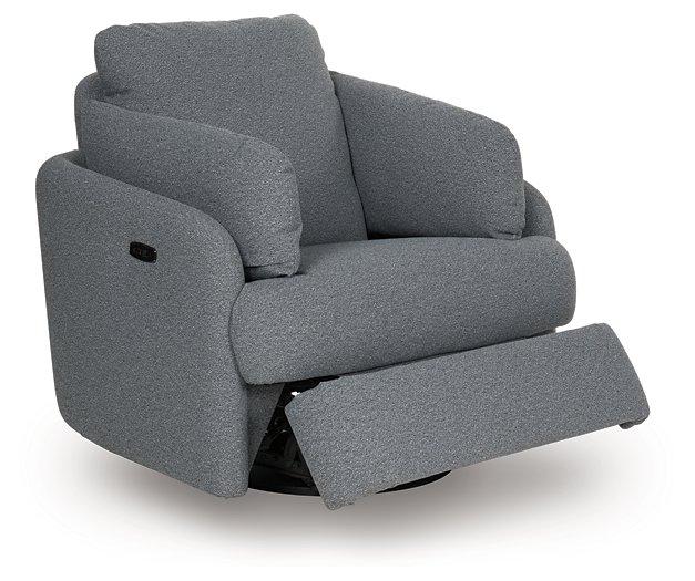 Alainmont Next-Gen Nuvella Swivel Power Recliner - Bargain Furniture (Detroit, MI)