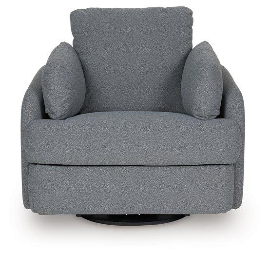 Alainmont Next-Gen Nuvella Swivel Power Recliner - Bargain Furniture (Detroit, MI)