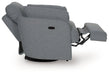 Alainmont Next-Gen Nuvella Swivel Power Recliner - Bargain Furniture (Detroit, MI)
