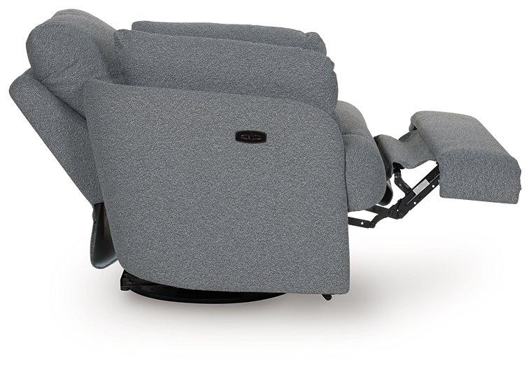Alainmont Next-Gen Nuvella Swivel Power Recliner - Bargain Furniture (Detroit, MI)