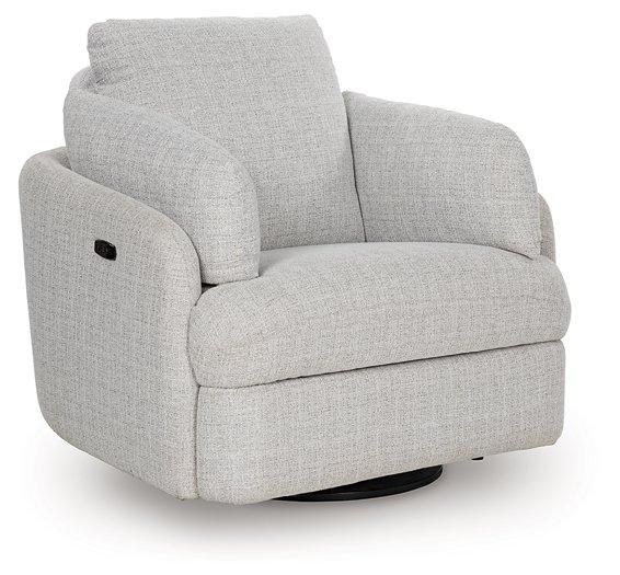 Alainmont Next-Gen Nuvella Swivel Power Recliner - Bargain Furniture (Detroit, MI)