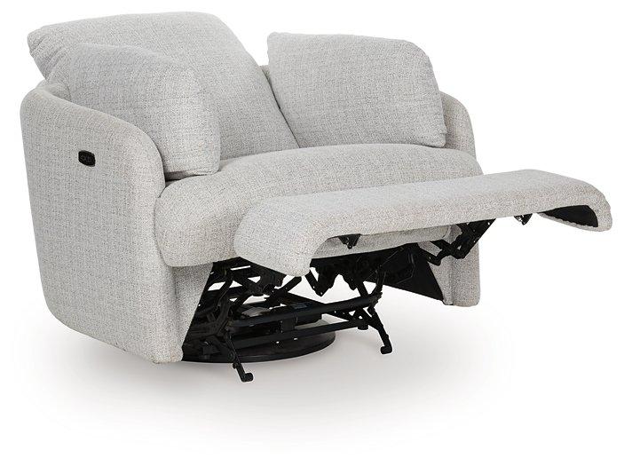 Alainmont Next-Gen Nuvella Swivel Power Recliner - Bargain Furniture (Detroit, MI)