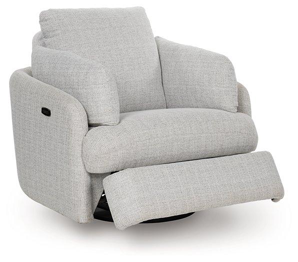 Alainmont Next-Gen Nuvella Swivel Power Recliner - Bargain Furniture (Detroit, MI)