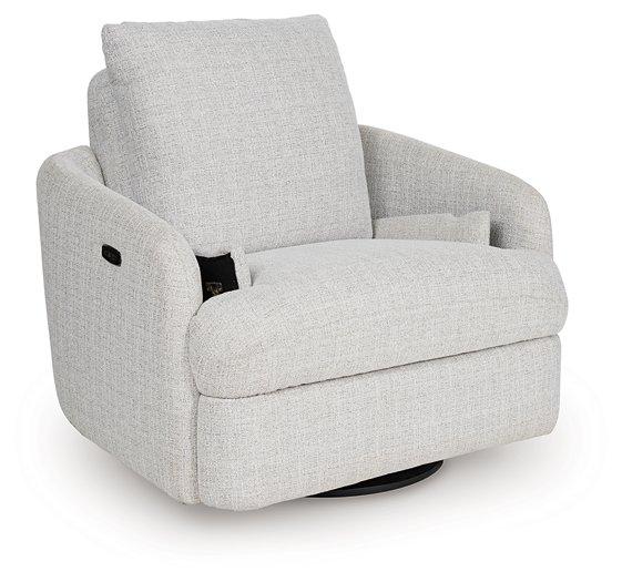 Alainmont Next-Gen Nuvella Swivel Power Recliner - Bargain Furniture (Detroit, MI)