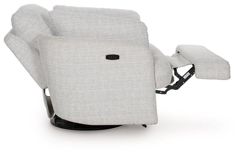 Alainmont Next-Gen Nuvella Swivel Power Recliner - Bargain Furniture (Detroit, MI)