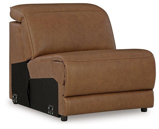Magic Man Power Reclining Sectional with Console - Bargain Furniture (Detroit, MI)