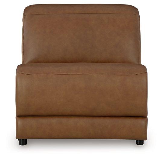 Magic Man Power Reclining Sectional with Console - Bargain Furniture (Detroit, MI)