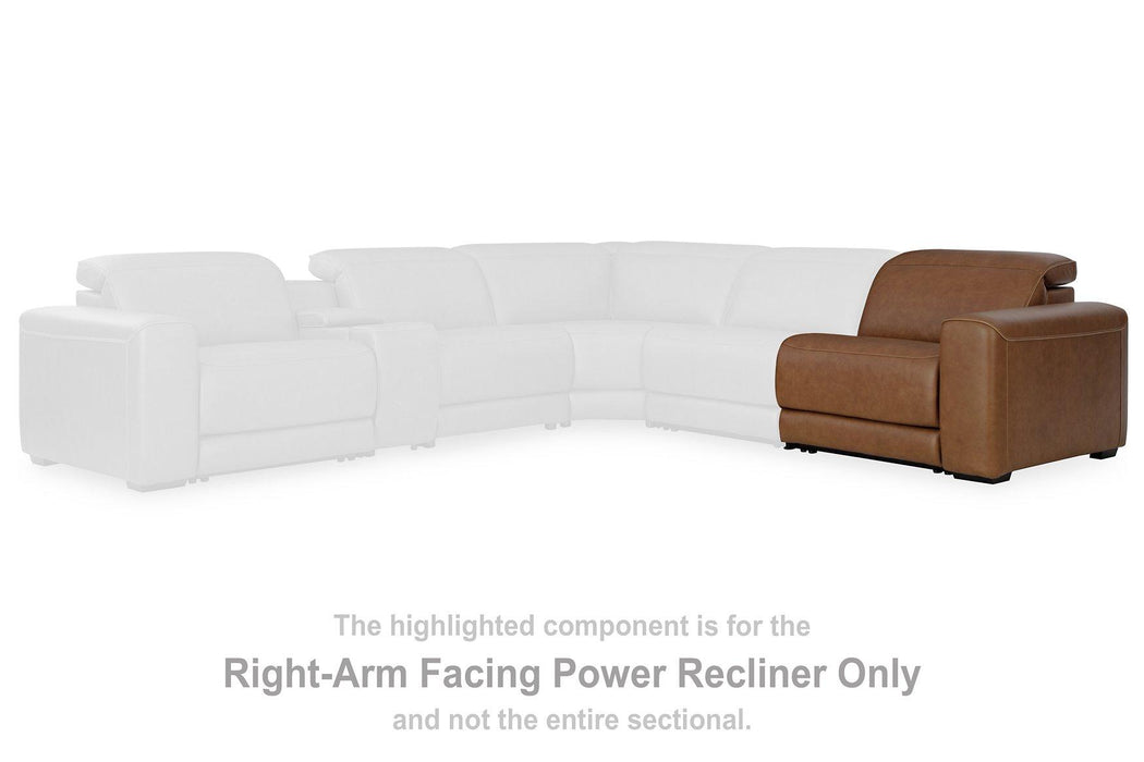 Magic Man Power Reclining Sectional Sofa - Bargain Furniture (Detroit, MI)