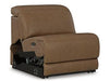 Magic Man Power Reclining Sectional with Console - Bargain Furniture (Detroit, MI)