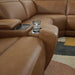 Magic Man Power Reclining Sectional with Console - Bargain Furniture (Detroit, MI)
