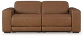 Magic Man Power Reclining Sectional Loveseat - Bargain Furniture (Detroit, MI)