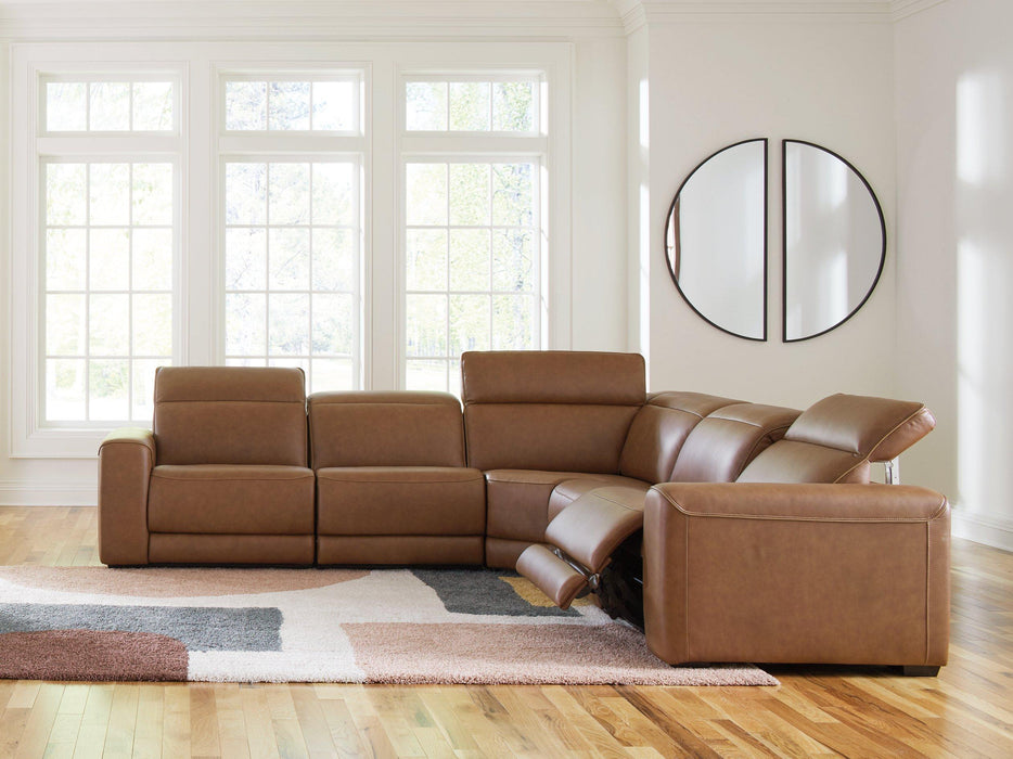 Magic Man Power Reclining Sectional - Bargain Furniture (Detroit, MI)