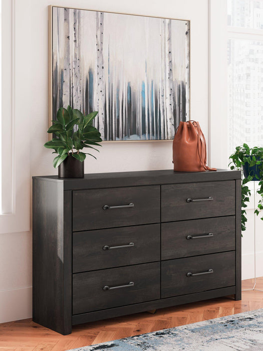 Hollivern Dresser and Mirror - Bargain Furniture (Detroit, MI)