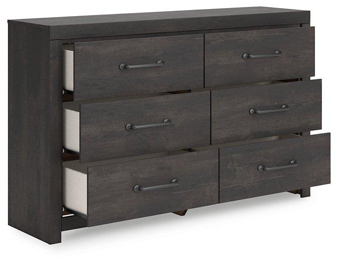 Hollivern Dresser and Mirror - Bargain Furniture (Detroit, MI)