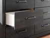 Hollivern Dresser and Mirror - Bargain Furniture (Detroit, MI)