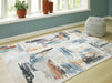 Hessland Washable Rug - Bargain Furniture (Detroit, MI)