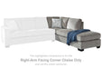 Altari 2-Piece Sleeper Sectional with Chaise - Bargain Furniture (Detroit, MI)