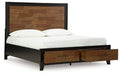 Kraeburn Panel Storage Bed - Bargain Furniture (Detroit, MI)