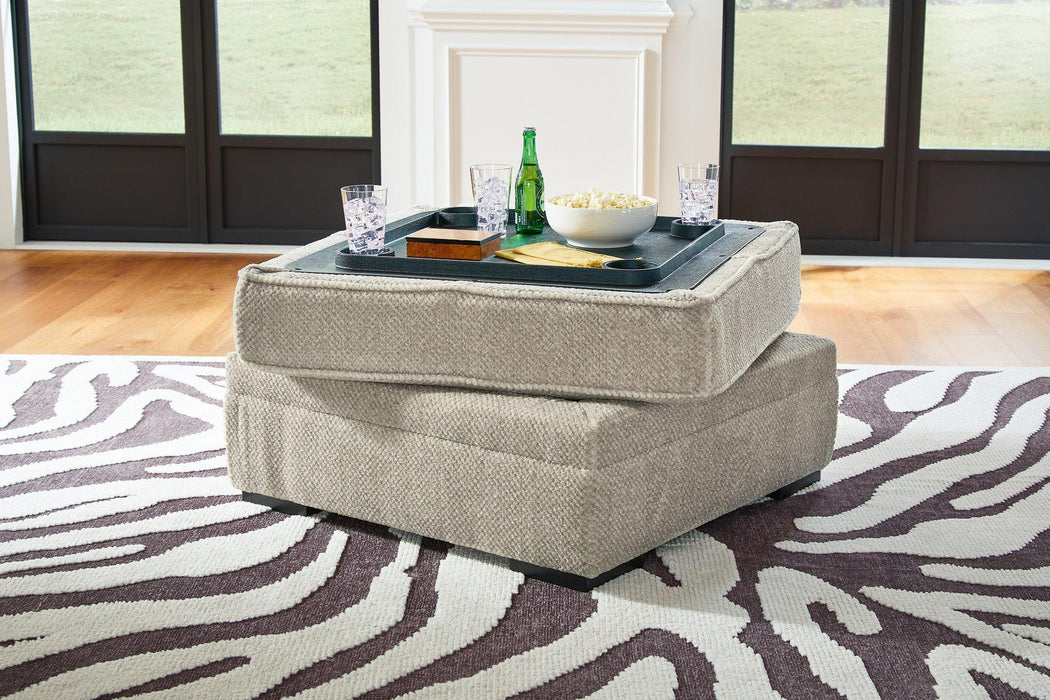 Calnita Ottoman With Storage - Bargain Furniture (Detroit, MI)
