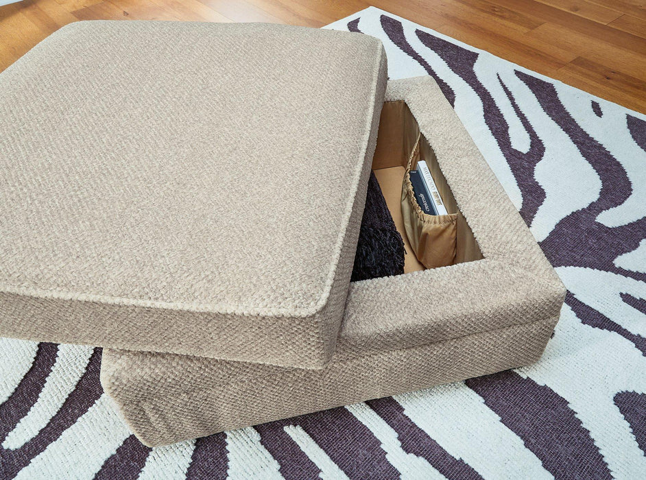Calnita Ottoman With Storage - Bargain Furniture (Detroit, MI)