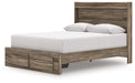 Elbrim Panel Storage Bed - Bargain Furniture (Detroit, MI)