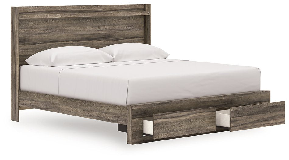Elbrim Panel Storage Bed - Bargain Furniture (Detroit, MI)