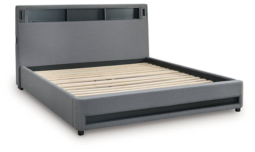 Verishaw Upholstered Bed - Bargain Furniture (Detroit, MI)