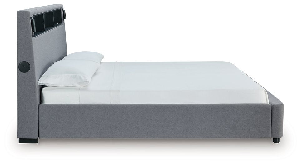 Verishaw Upholstered Bed - Bargain Furniture (Detroit, MI)