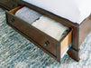 Trellington Sleigh Storage Bed - Bargain Furniture (Detroit, MI)