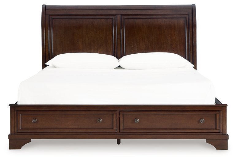 Trellington Sleigh Storage Bed - Bargain Furniture (Detroit, MI)