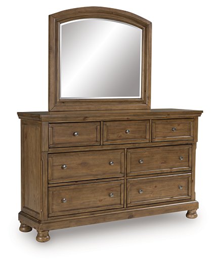 Feddinger Dresser and Mirror - Bargain Furniture (Detroit, MI)