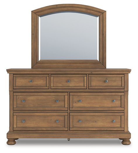 Feddinger Dresser and Mirror - Bargain Furniture (Detroit, MI)