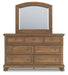 Feddinger Dresser and Mirror - Bargain Furniture (Detroit, MI)
