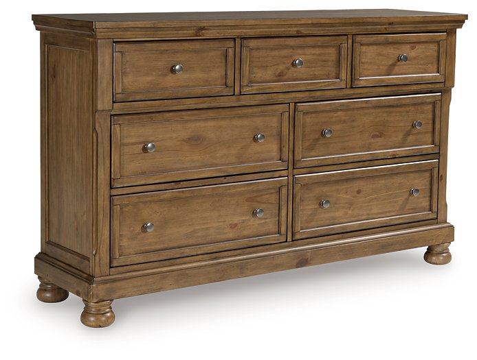 Feddinger Dresser and Mirror - Bargain Furniture (Detroit, MI)