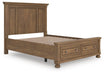 Feddinger Panel Storage Bed - Bargain Furniture (Detroit, MI)