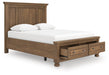 Feddinger Panel Storage Bed - Bargain Furniture (Detroit, MI)