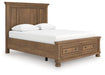 Feddinger Panel Storage Bed - Bargain Furniture (Detroit, MI)