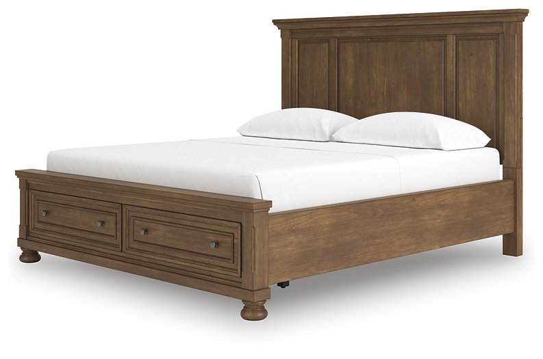 Feddinger Panel Storage Bed - Bargain Furniture (Detroit, MI)