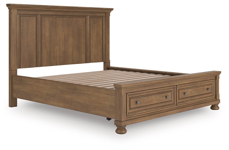 Feddinger Panel Storage Bed - Bargain Furniture (Detroit, MI)